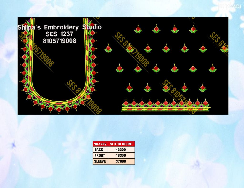 Embroidery Designs 1201-1300 Series