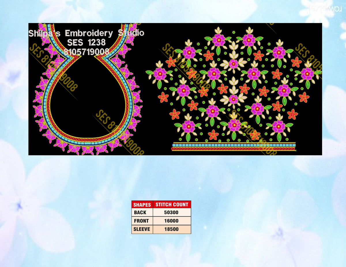 Embroidery Designs 1201-1300 Series