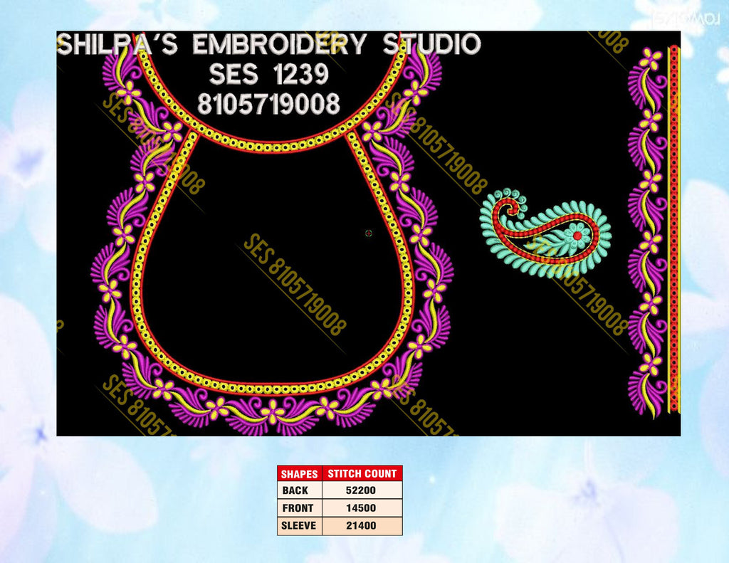 Embroidery Designs 1201-1300 Series