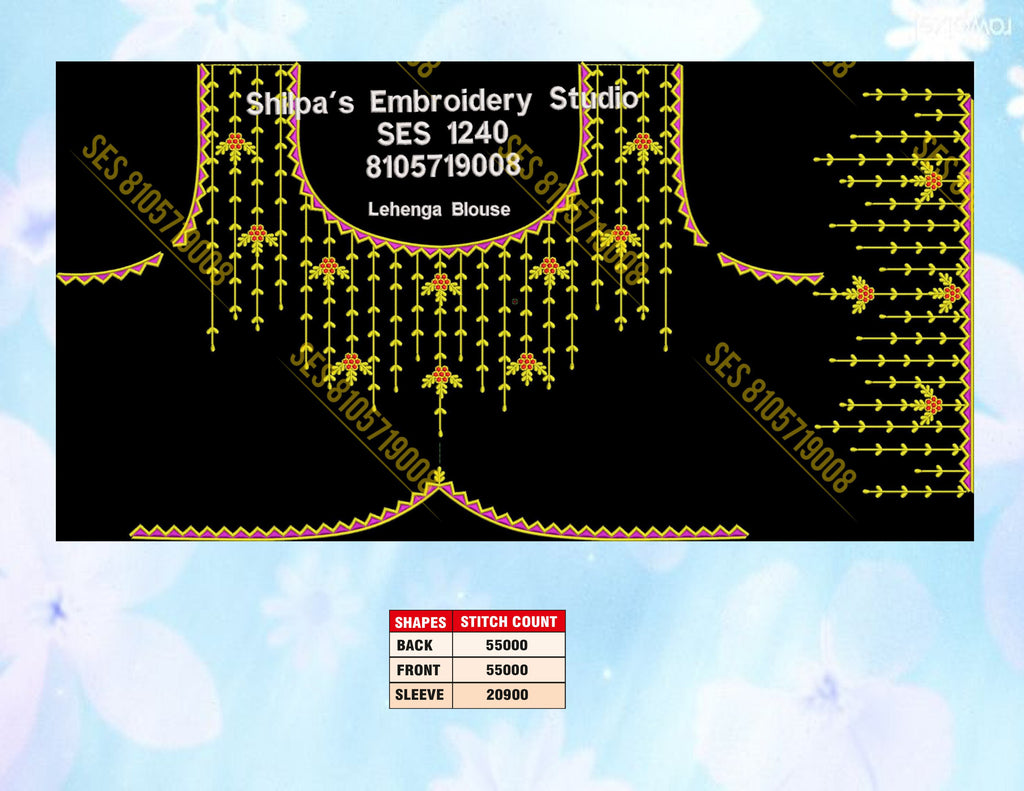 Embroidery Designs 1201-1300 Series