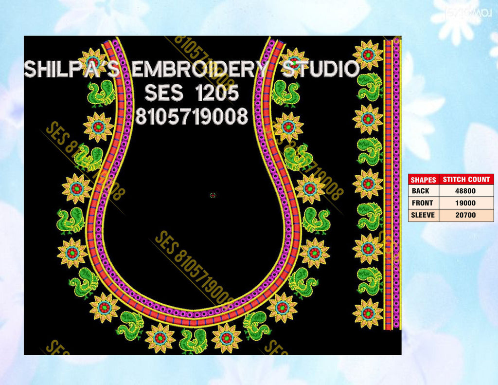 Embroidery Designs 1201-1300 Series