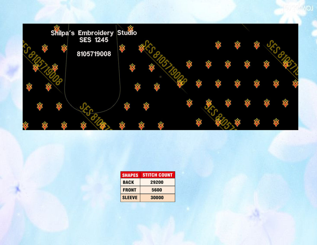 Embroidery Designs 1201-1300 Series