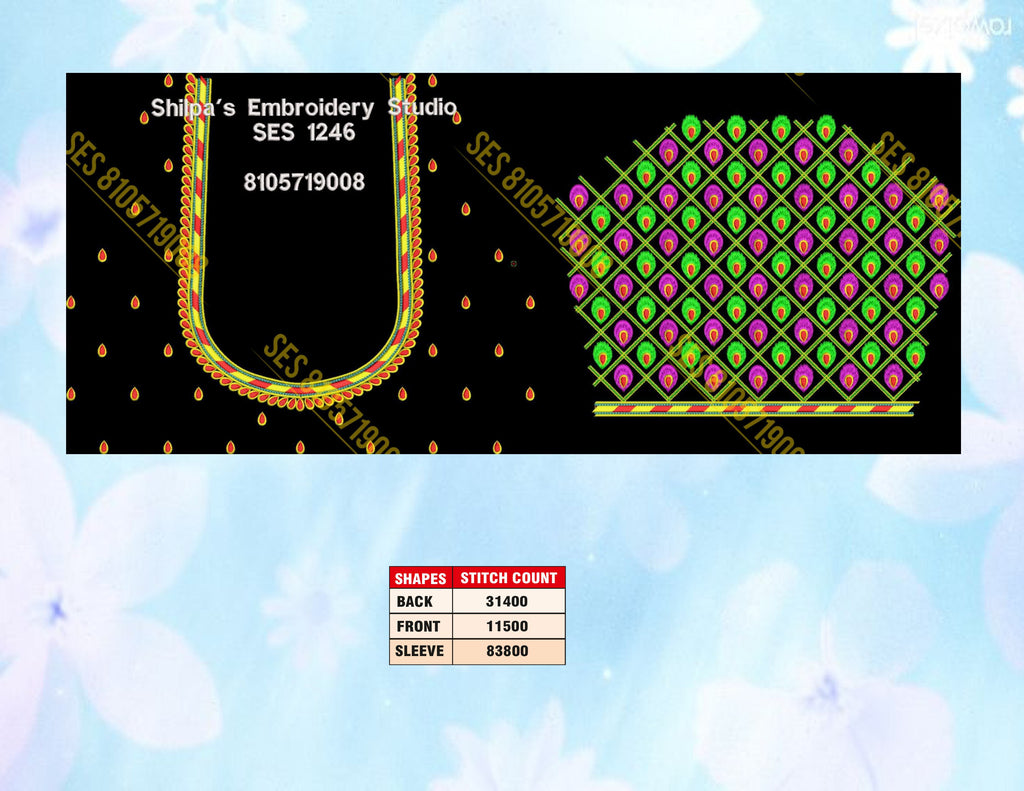 Embroidery Designs 1201-1300 Series