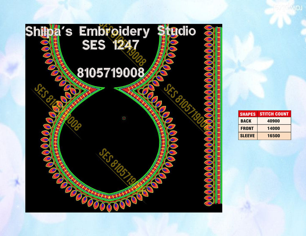 Embroidery Designs 1201-1300 Series