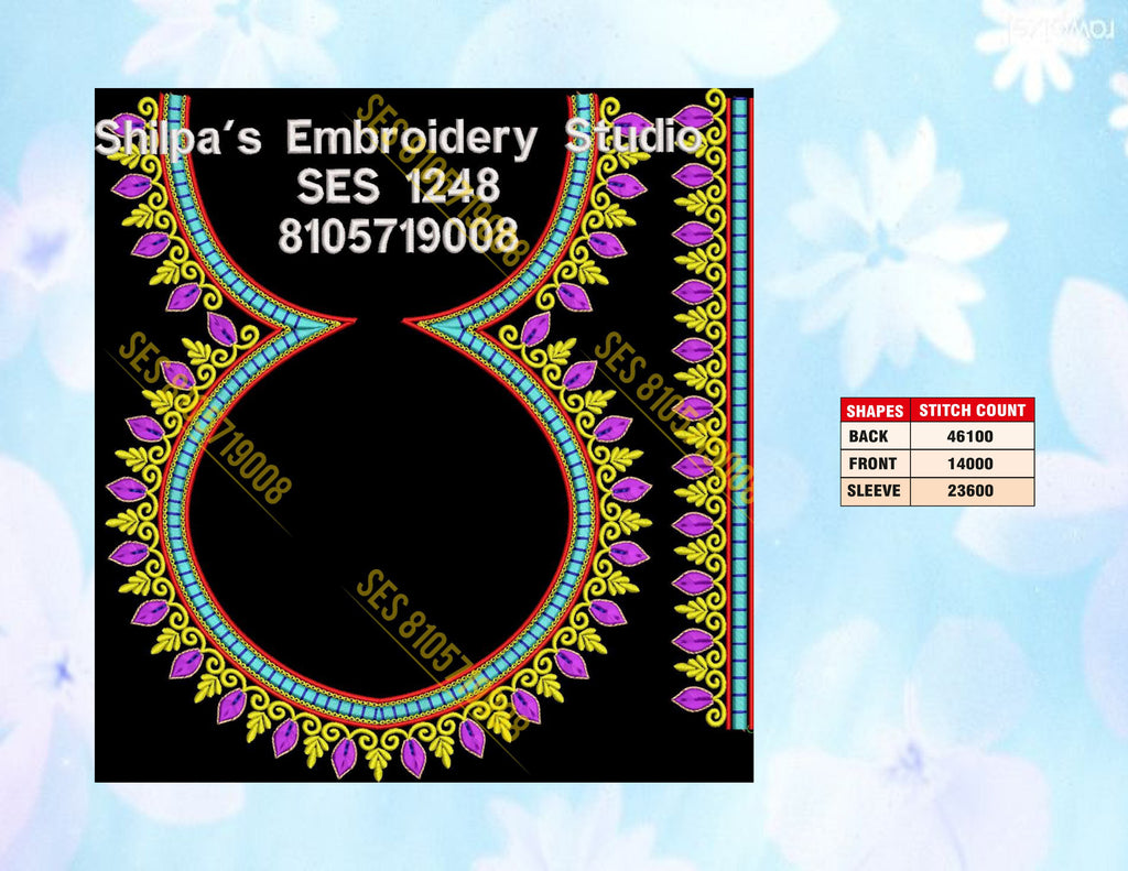 Embroidery Designs 1201-1300 Series