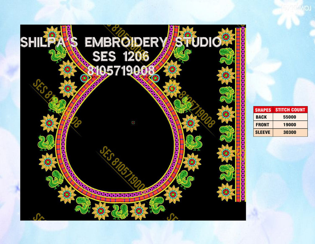 Embroidery Designs 1201-1300 Series