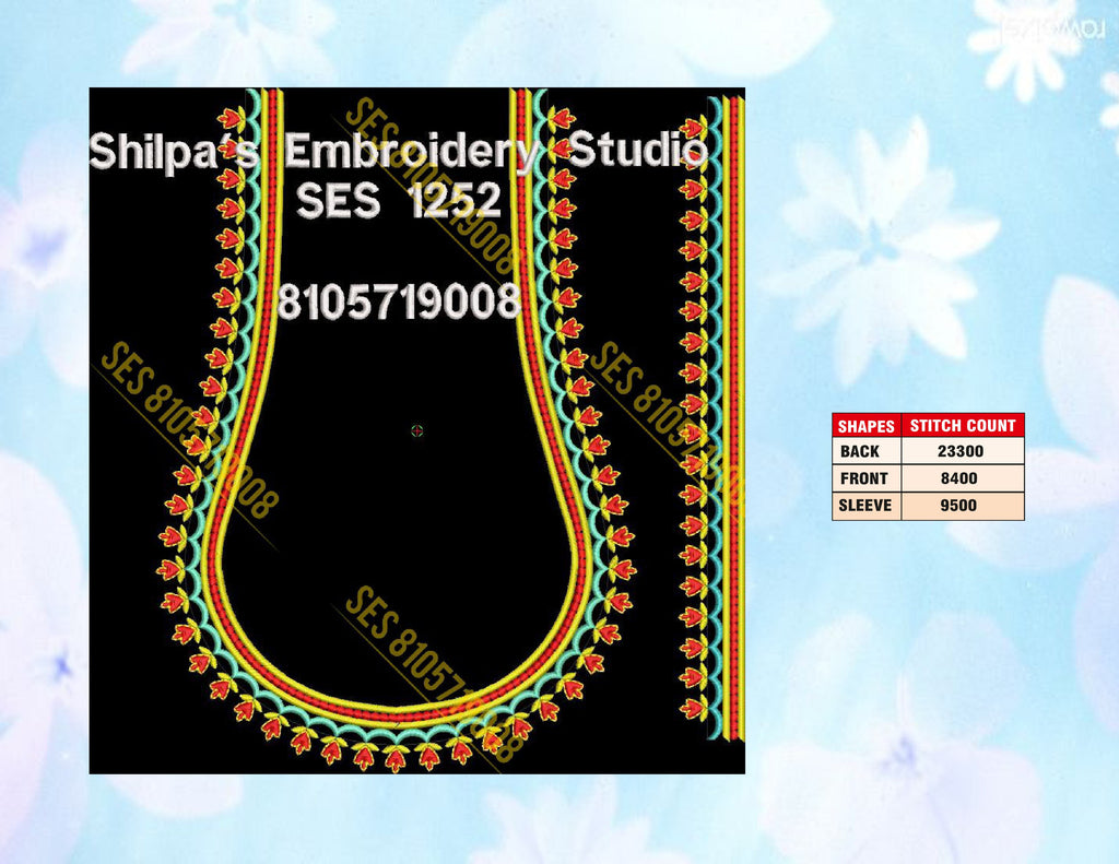 Embroidery Designs 1201-1300 Series