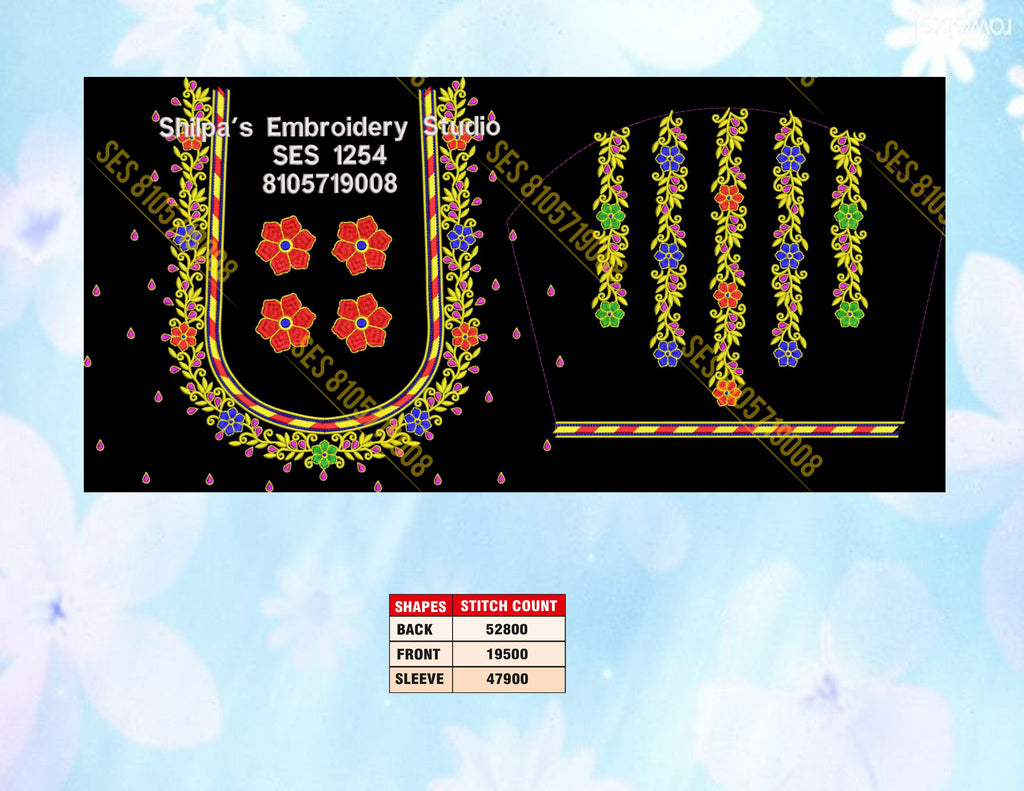 Embroidery Designs 1201-1300 Series