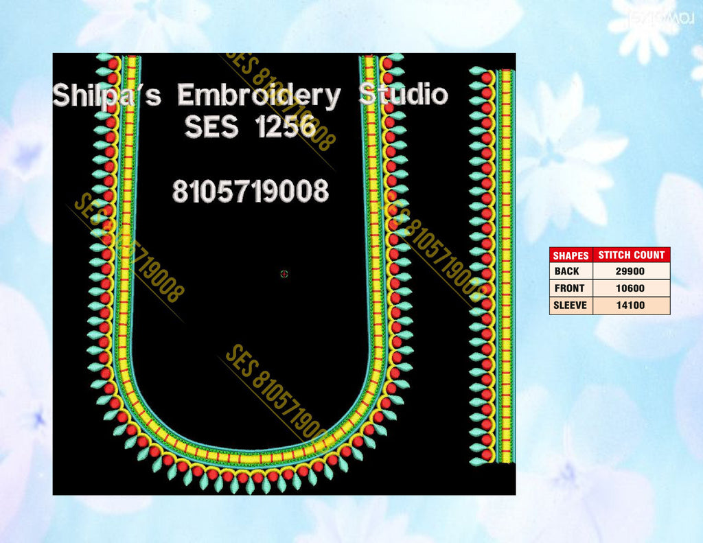Embroidery Designs 1201-1300 Series