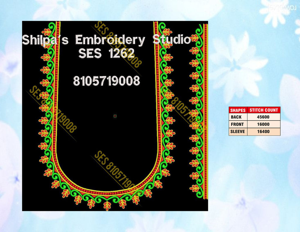 Embroidery Designs 1201-1300 Series