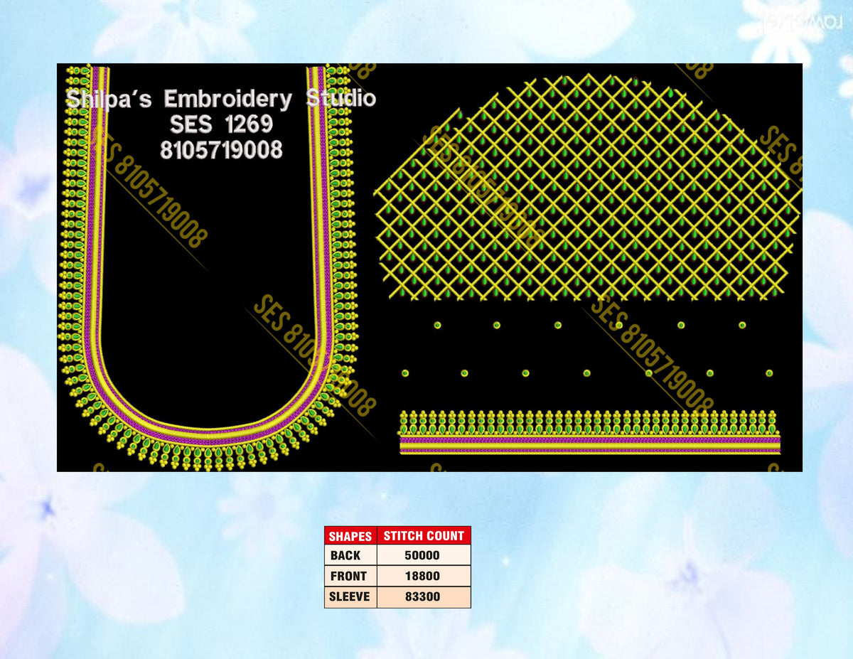 Embroidery Designs 1201-1300 Series