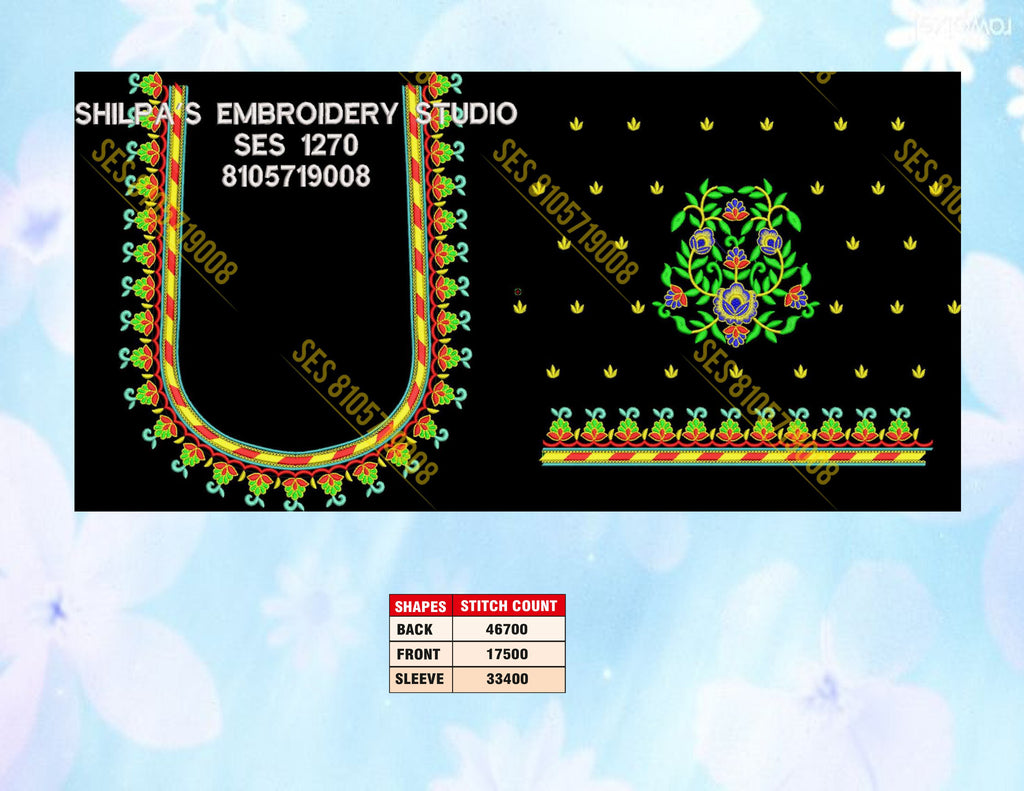 Embroidery Designs 1201-1300 Series