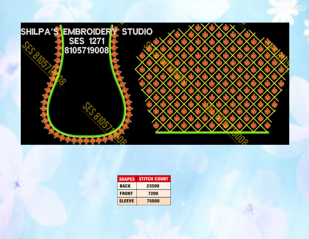 Embroidery Designs 1201-1300 Series