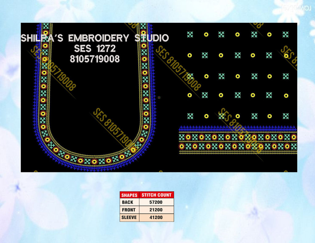 Embroidery Designs 1201-1300 Series