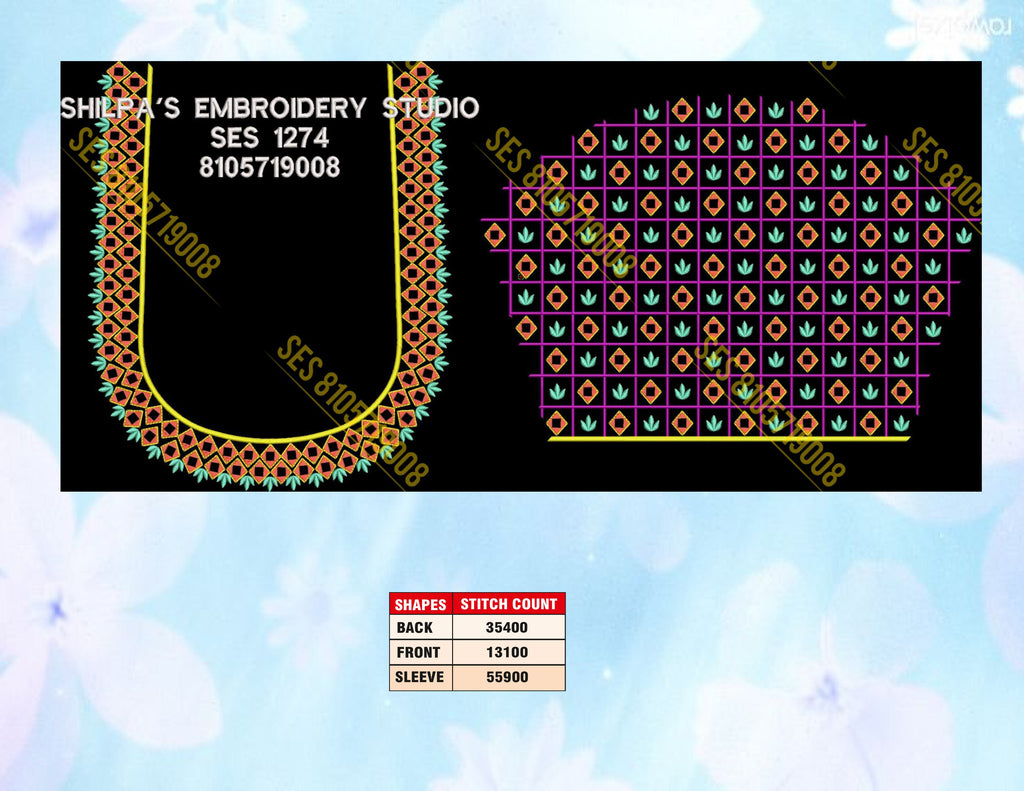 Embroidery Designs 1201-1300 Series