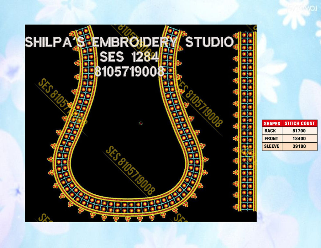 Embroidery Designs 1201-1300 Series