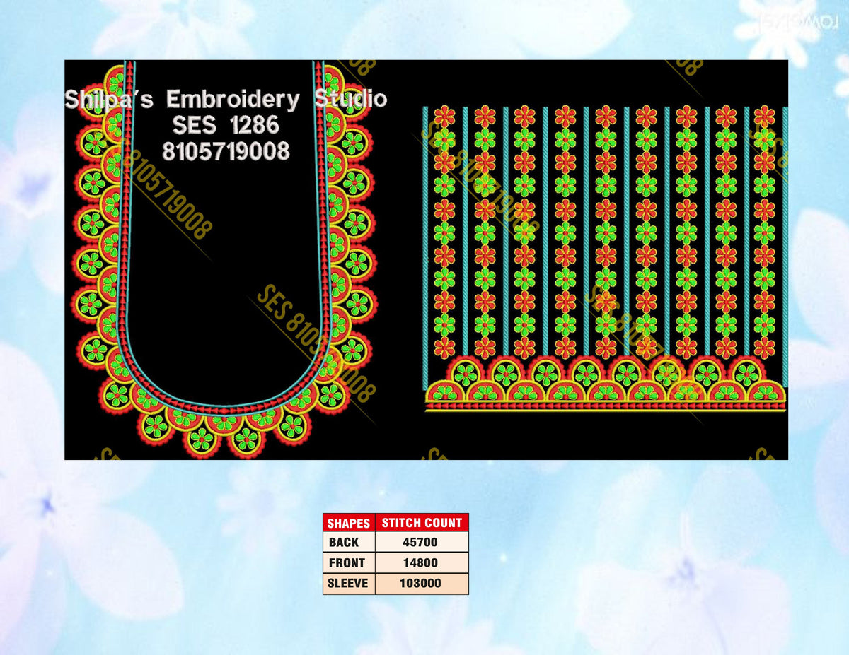 Embroidery Designs 1201-1300 Series
