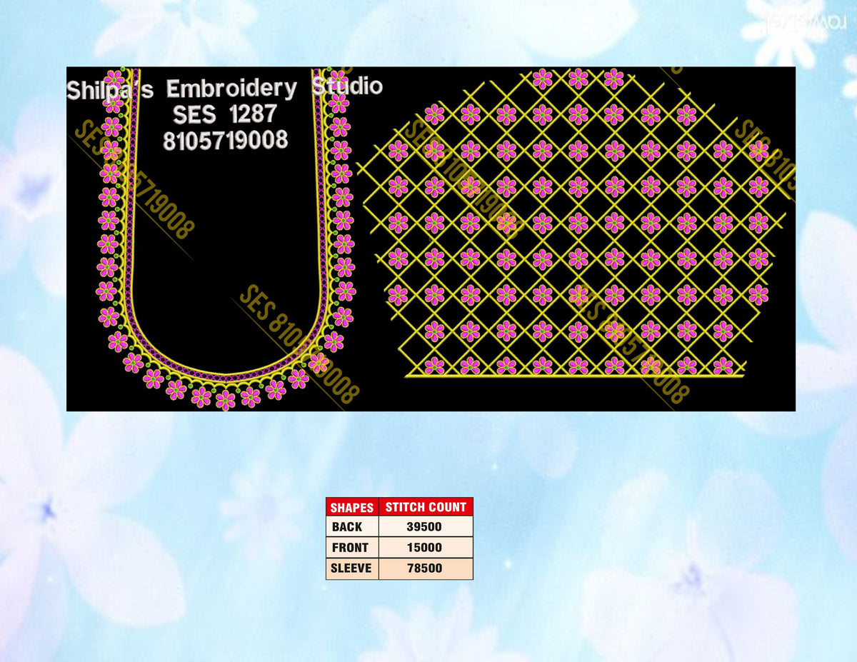 Embroidery Designs 1201-1300 Series