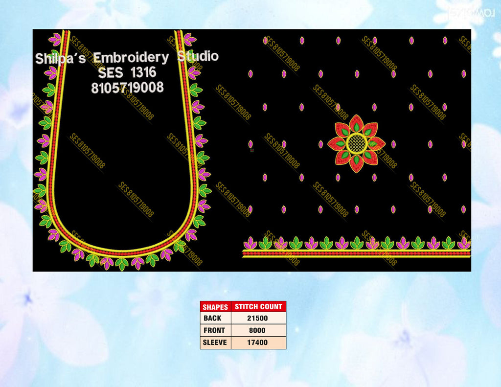 Embroidery Designs 1301-1400 Series