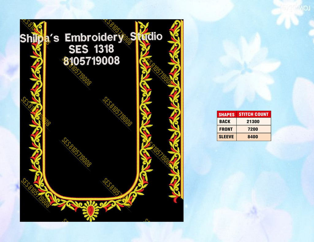 Embroidery Designs 1301-1400 Series