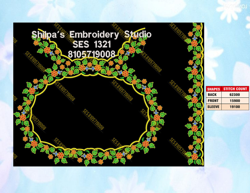 Embroidery Designs 1301-1400 Series