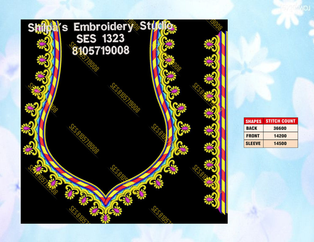 Embroidery Designs 1301-1400 Series