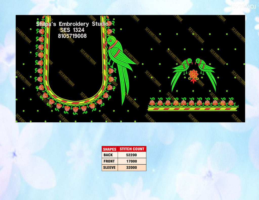Embroidery Designs 1301-1400 Series
