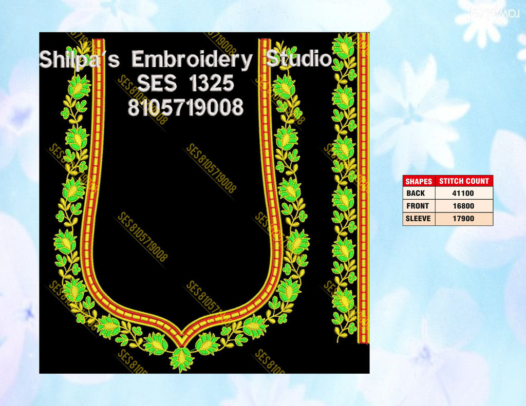 Embroidery Designs 1301-1400 Series