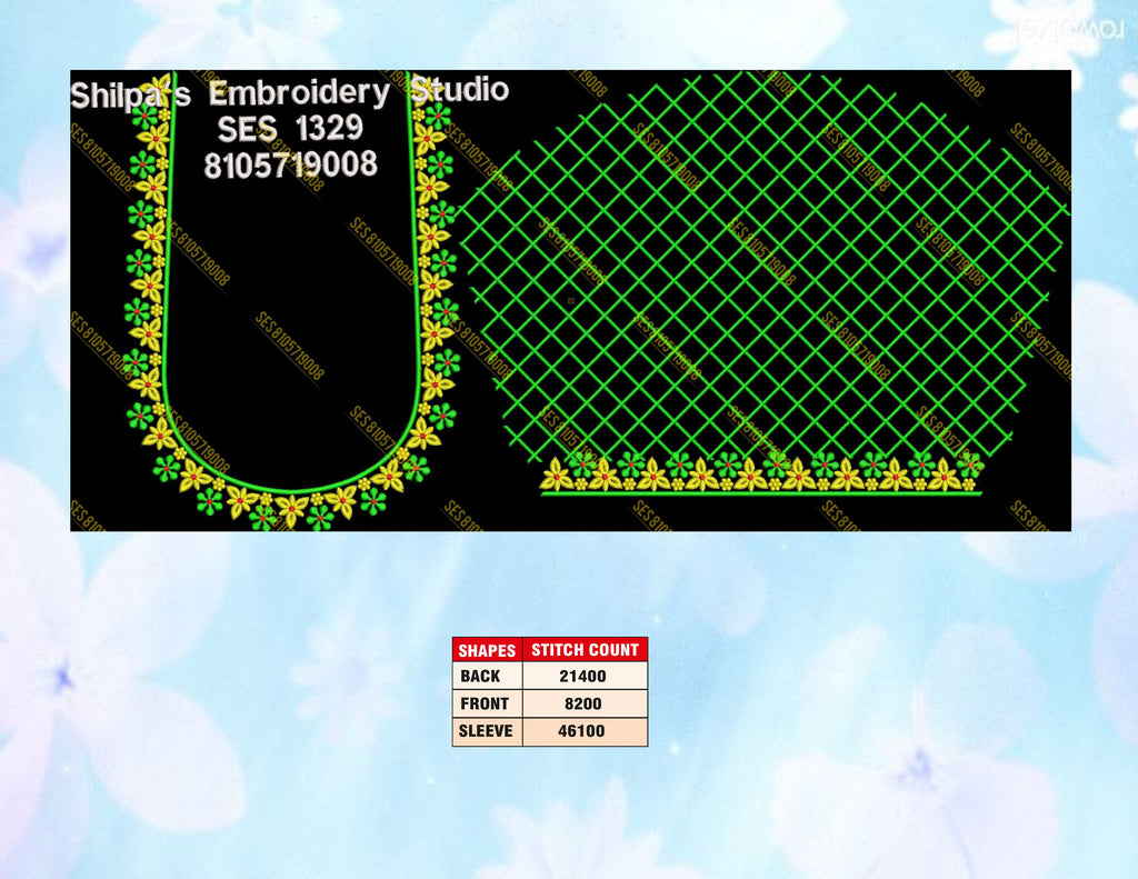 Embroidery Designs 1301-1400 Series
