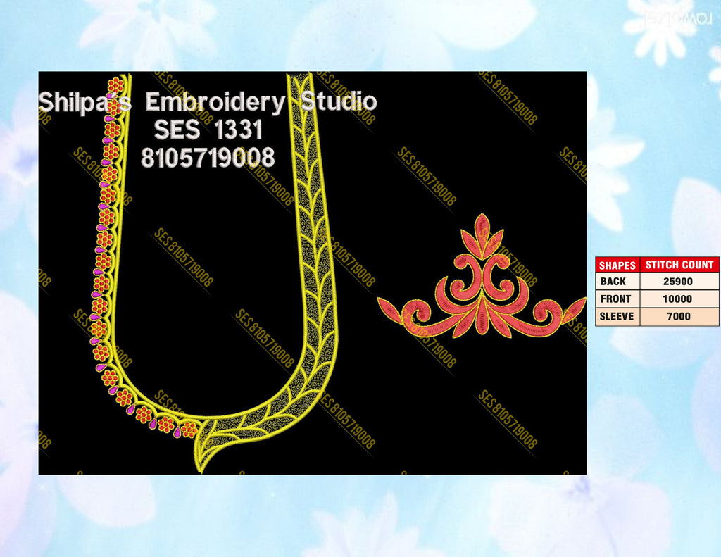 Embroidery Designs 1301-1400 Series