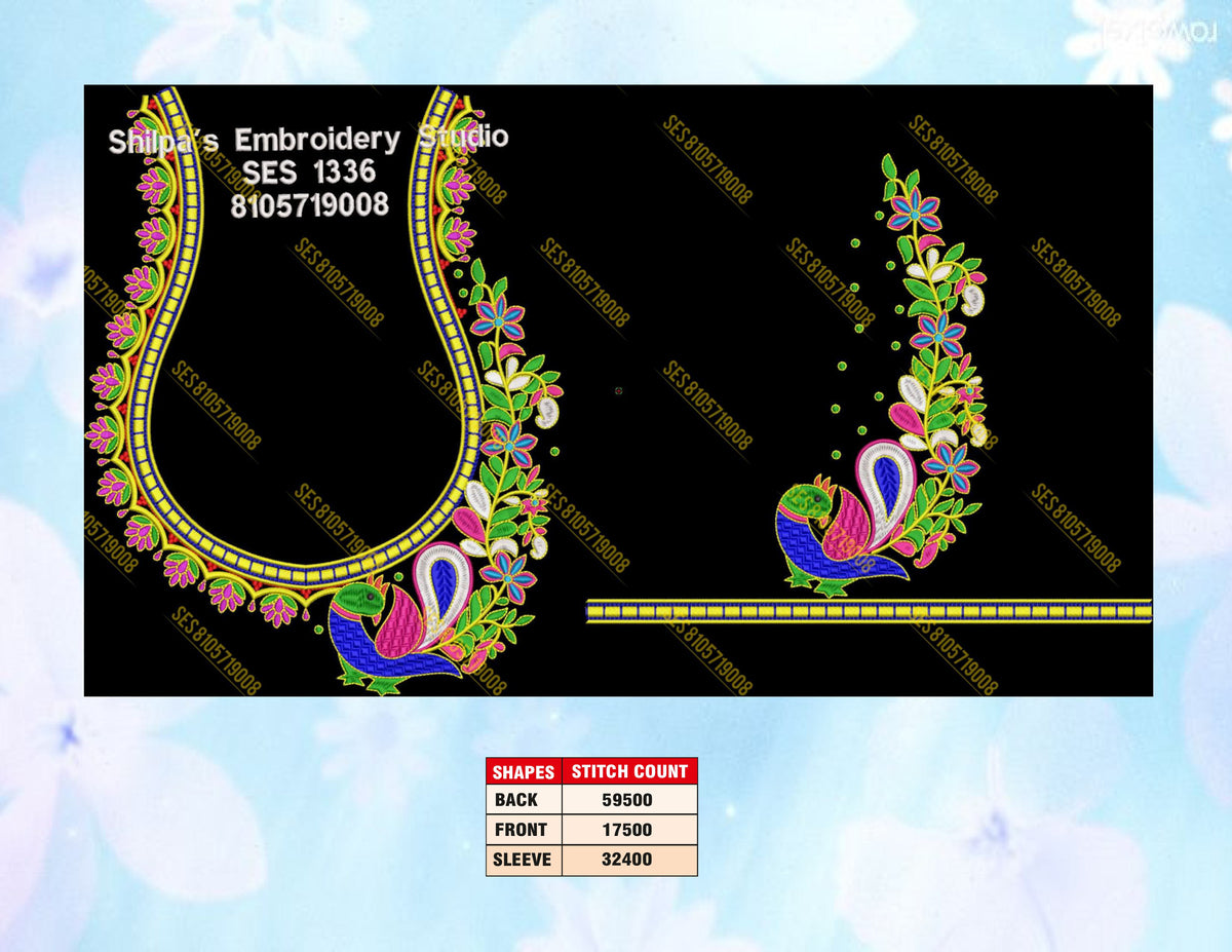 Embroidery Designs 1301-1400 Series