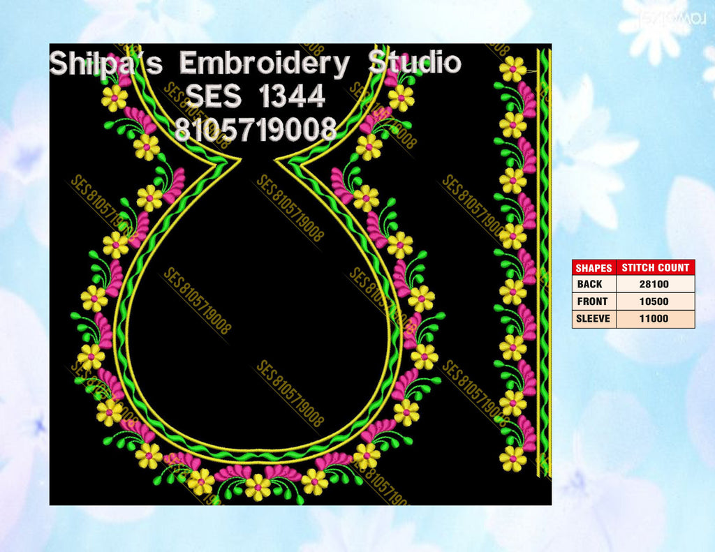 Embroidery Designs 1301-1400 Series