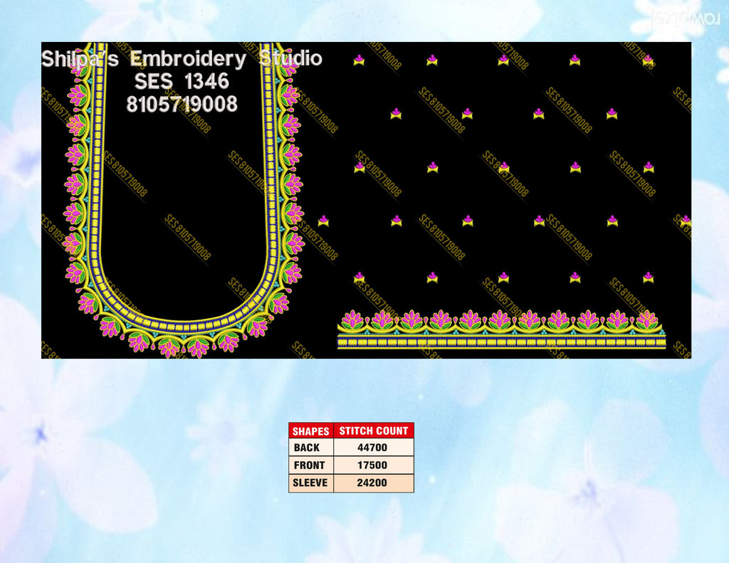 Embroidery Designs 1301-1400 Series