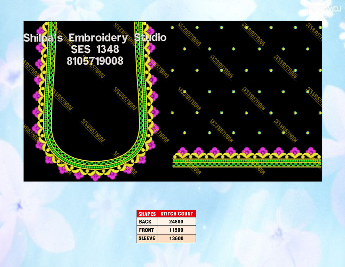 Embroidery Designs 1301-1400 Series