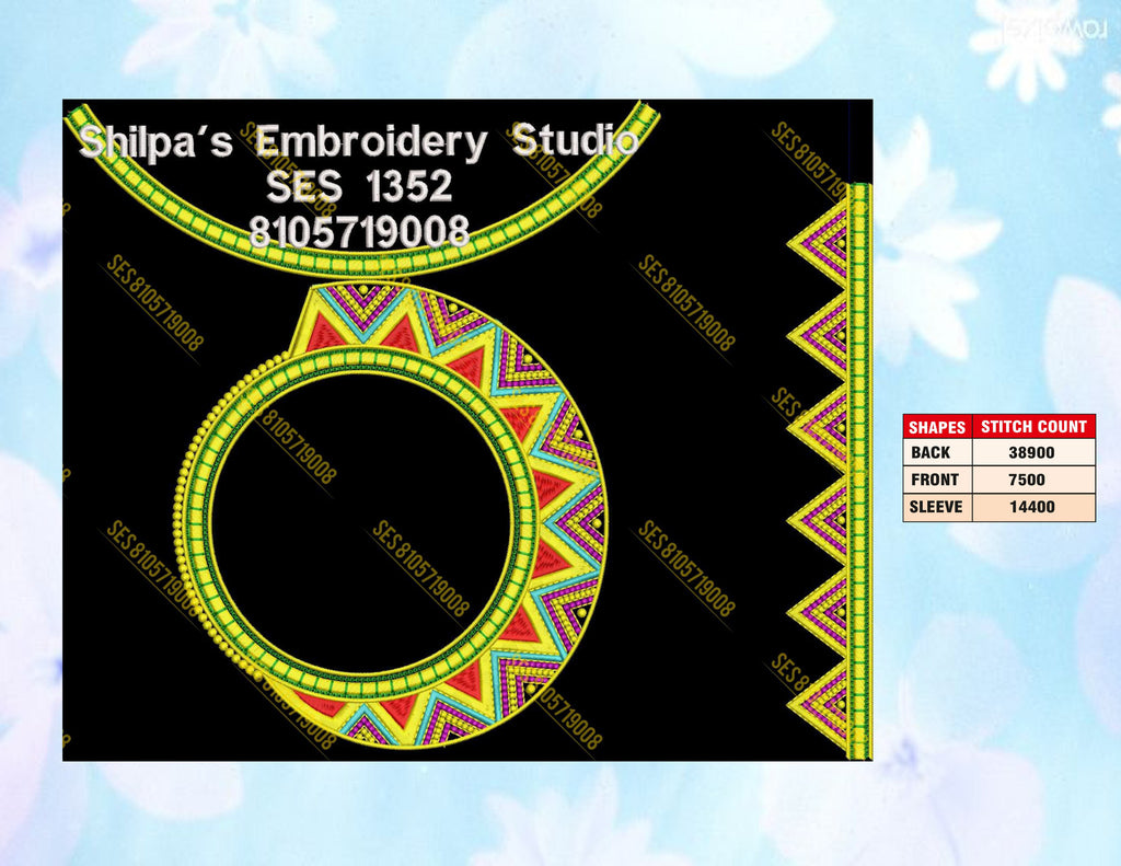Embroidery Designs 1301-1400 Series