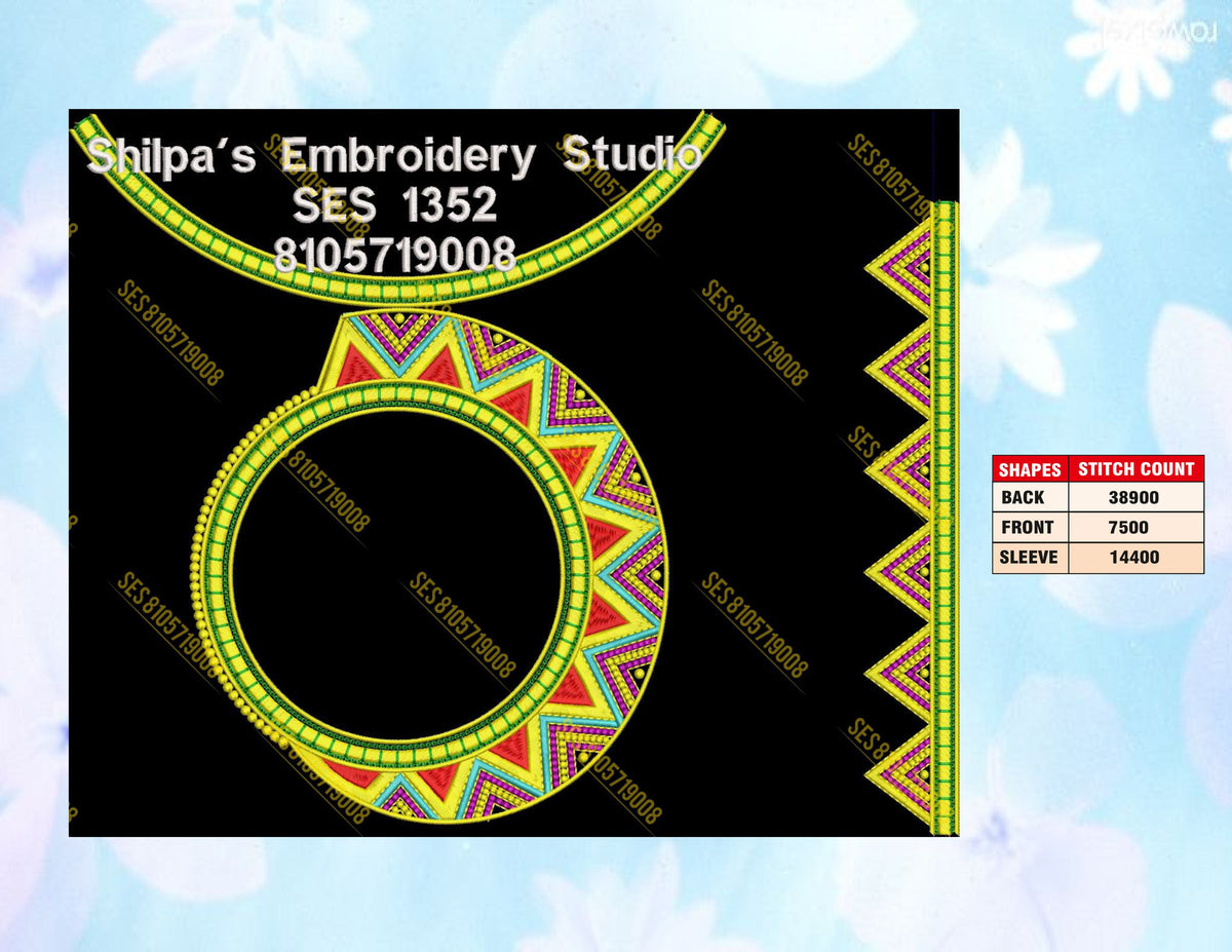 Embroidery Designs 1301-1400 Series