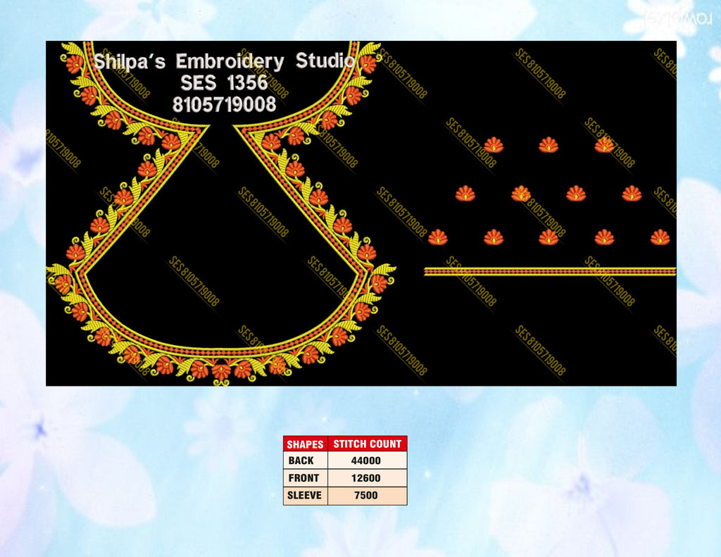 Embroidery Designs 1301-1400 Series