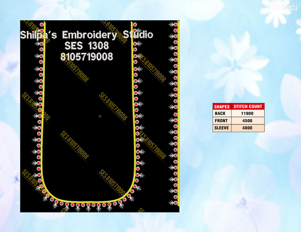 Embroidery Designs 1301-1400 Series