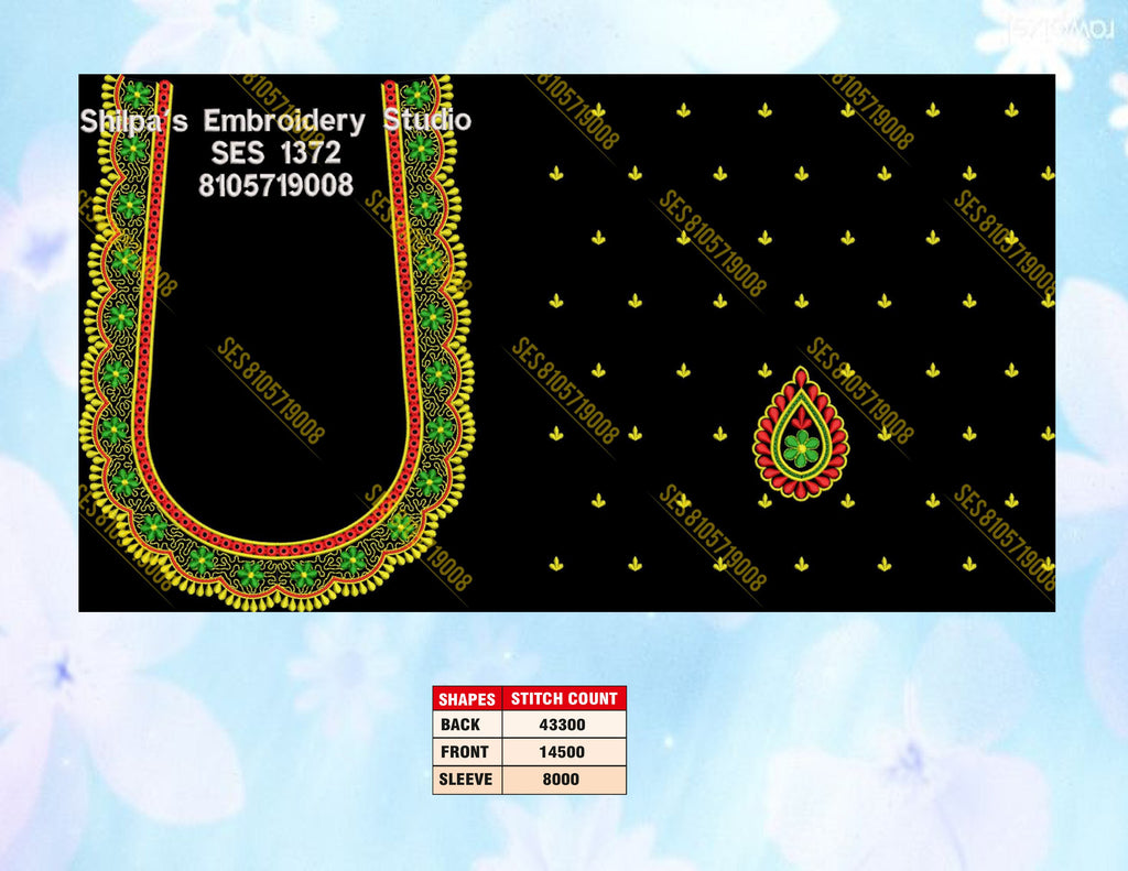 Embroidery Designs 1301-1400 Series