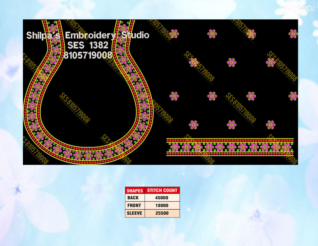 Embroidery Designs 1301-1400 Series