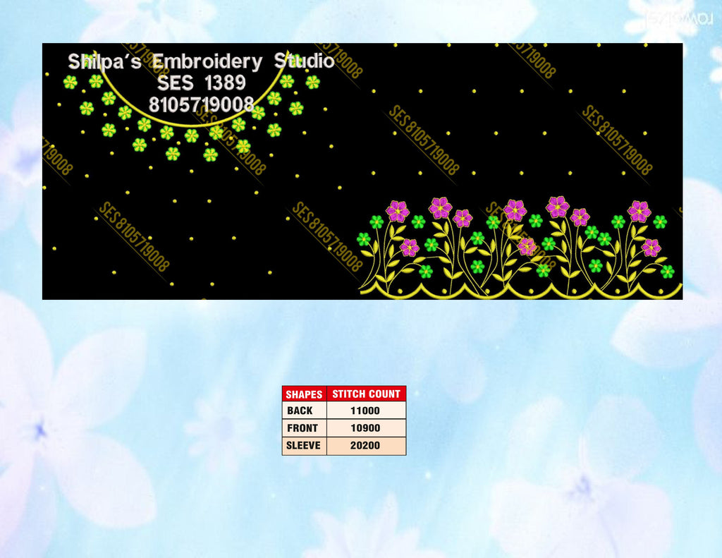 Embroidery Designs 1301-1400 Series