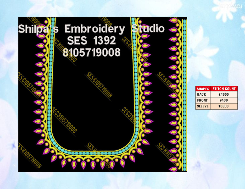 Embroidery Designs 1301-1400 Series