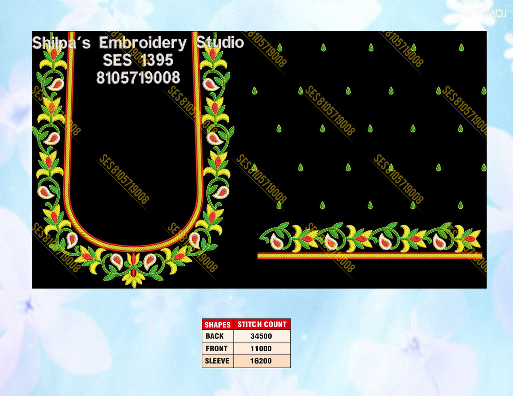 Embroidery Designs 1301-1400 Series