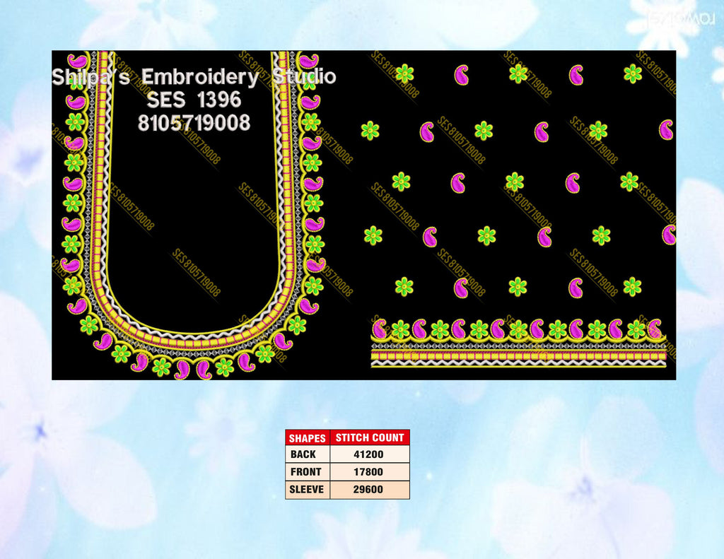 Embroidery Designs 1301-1400 Series