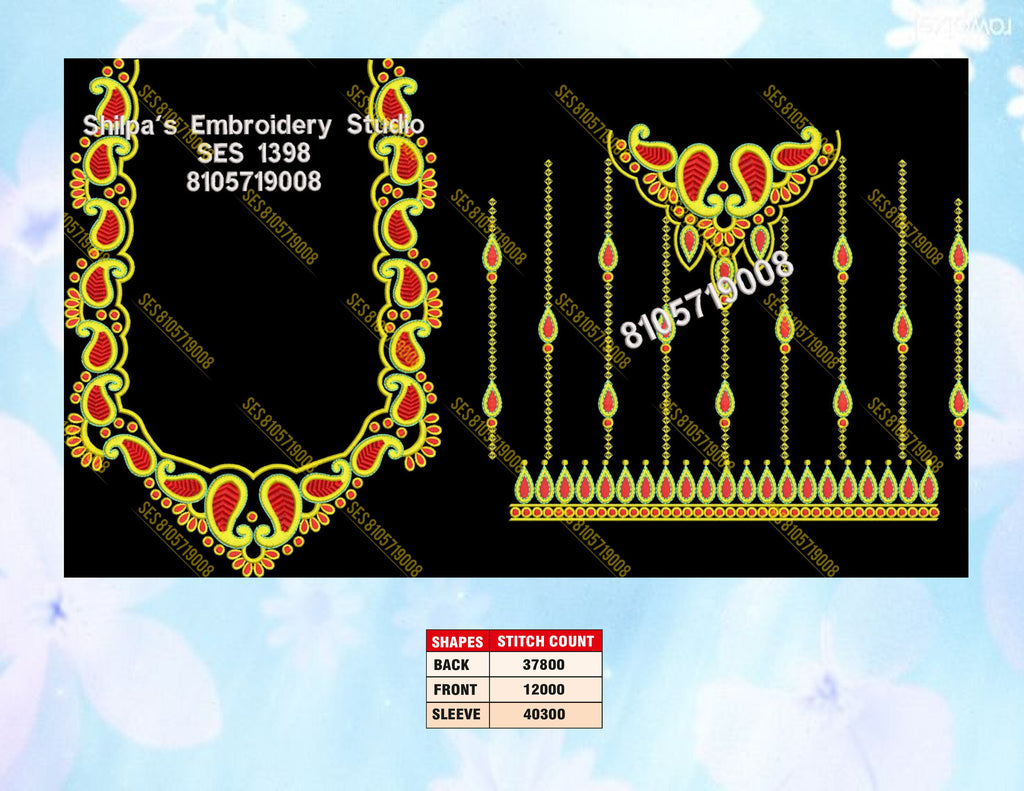 Embroidery Designs 1301-1400 Series