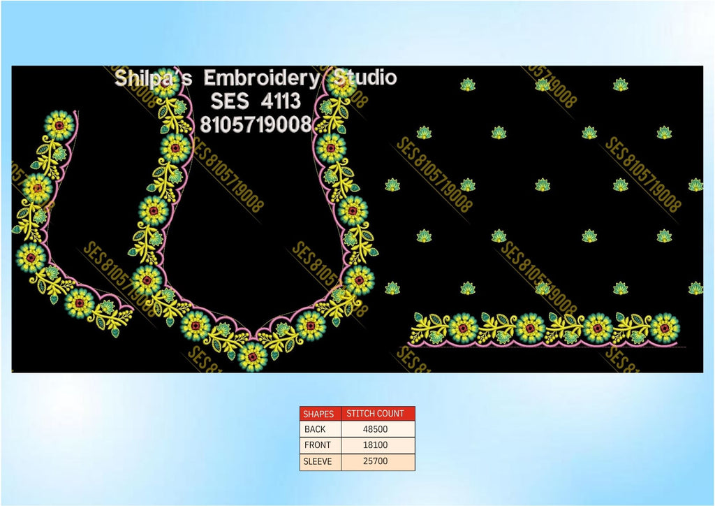 Embroidery Designs 4101-4200 Series