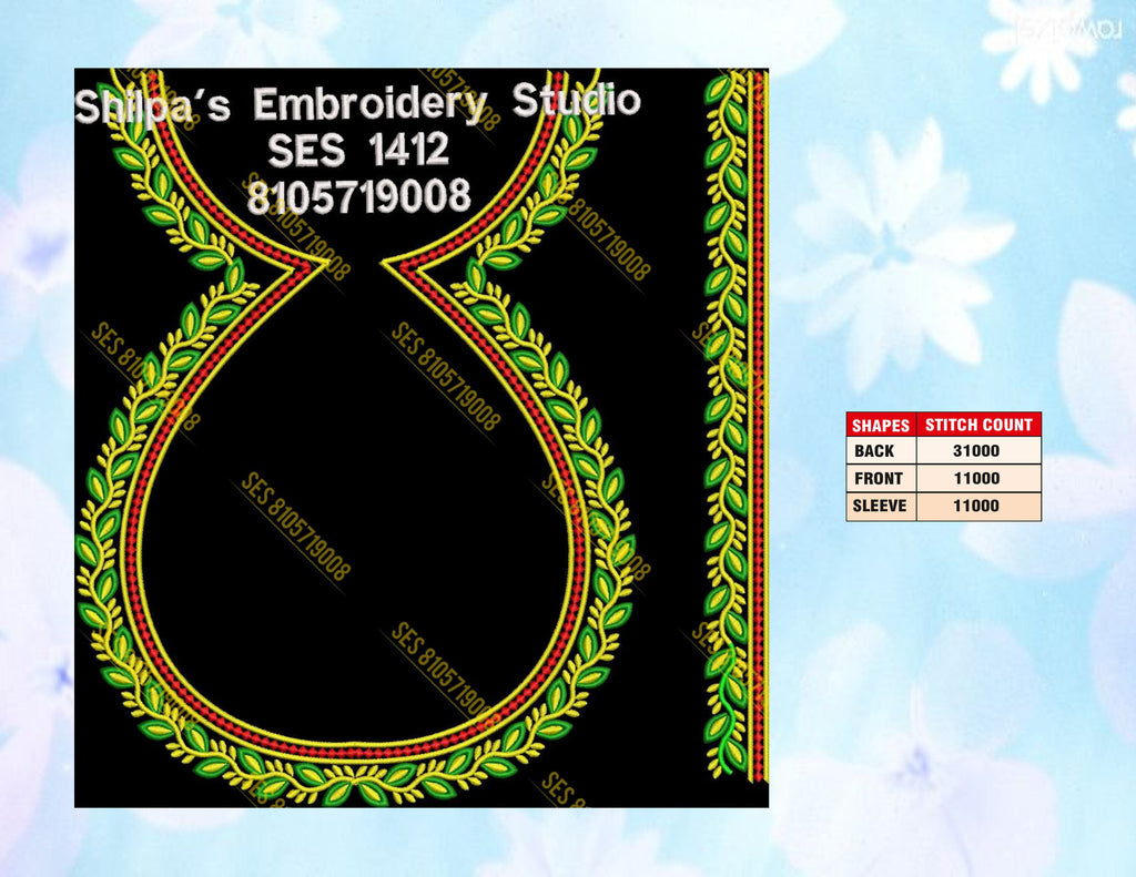 Embroidery Designs 1401-1500 Series