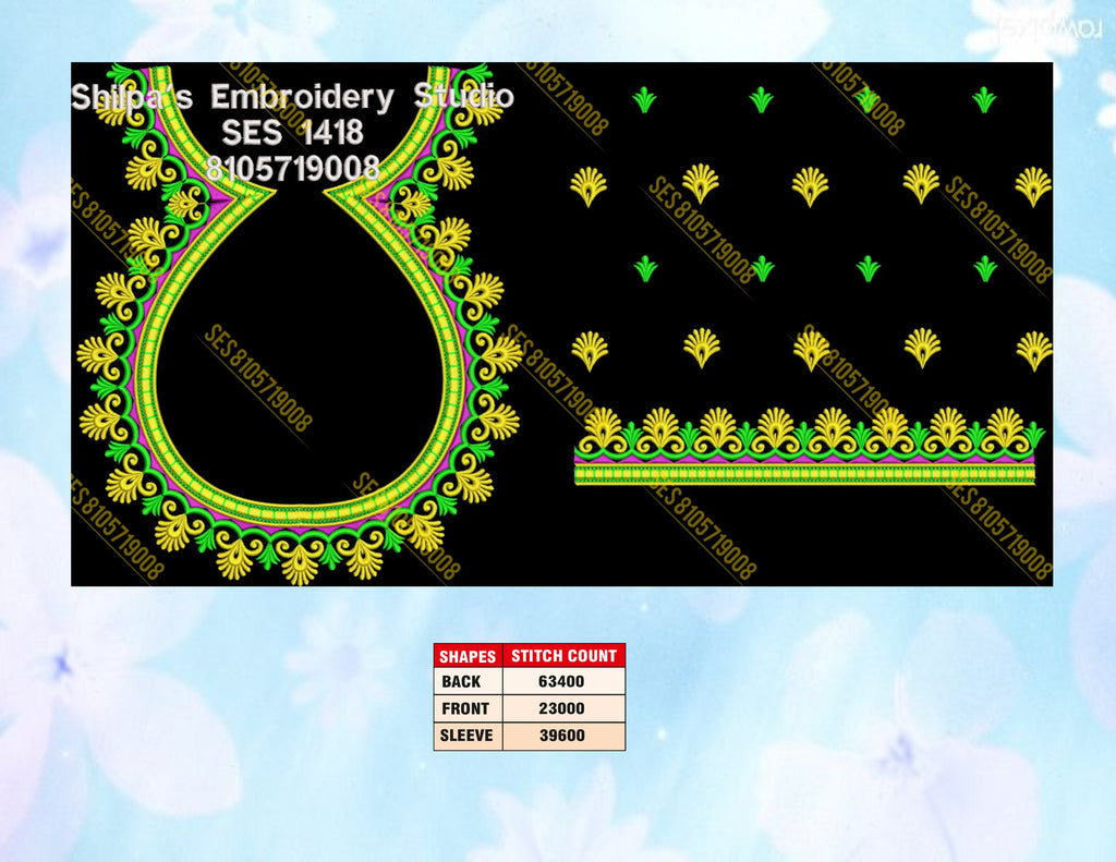 Embroidery Designs 1401-1500 Series