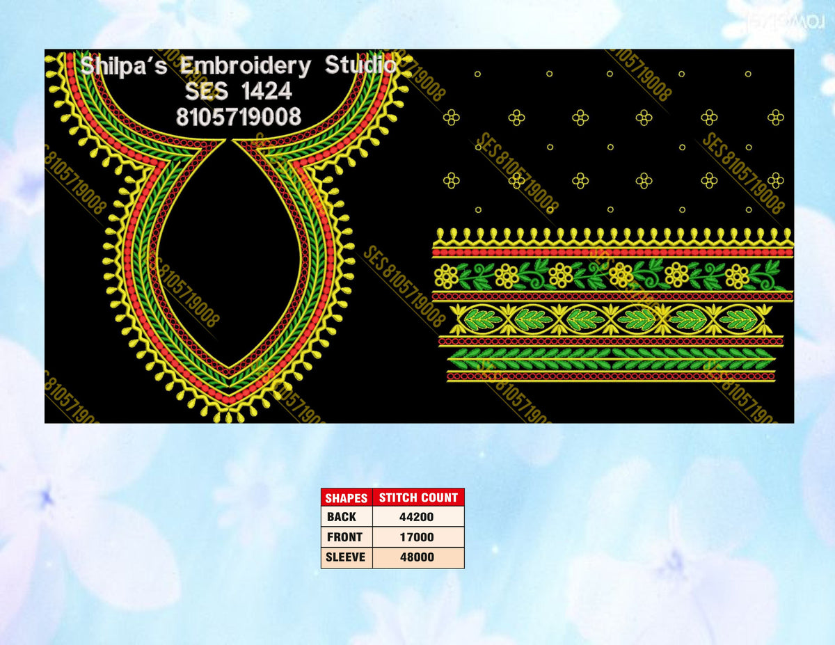 Embroidery Designs 1401-1500 Series