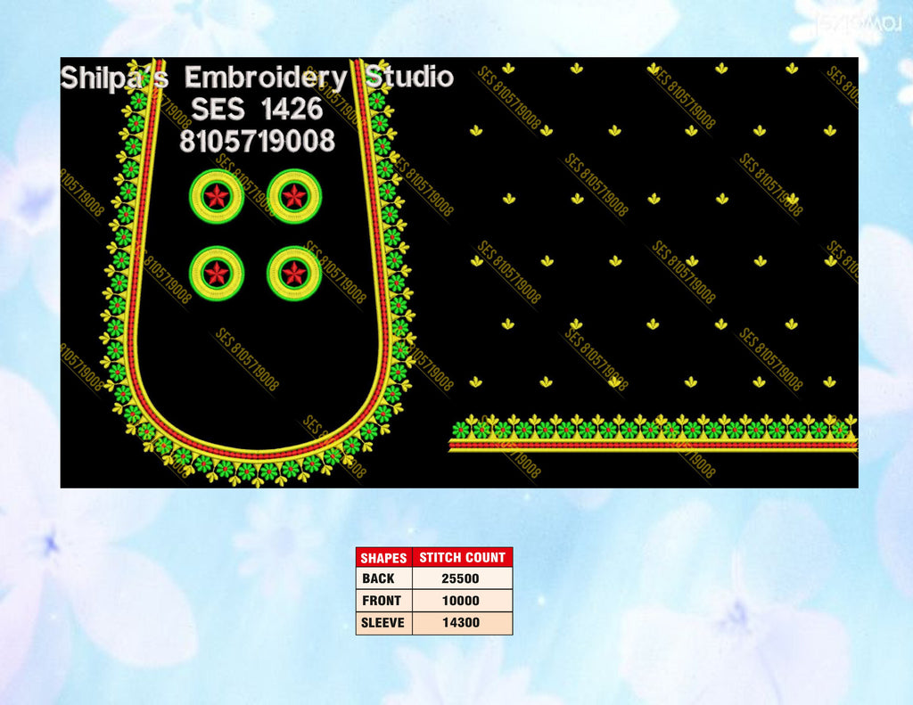 Embroidery Designs 1401-1500 Series